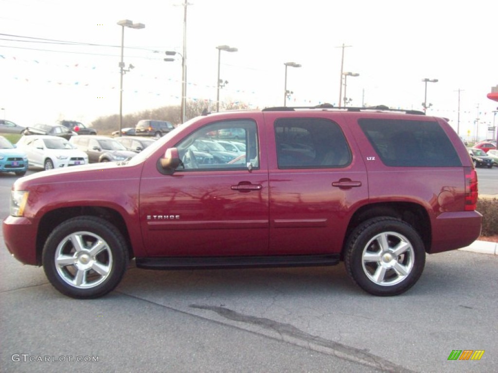 Sport Red Metallic 2007 Chevrolet Tahoe LTZ 4x4 Exterior Photo #57427883