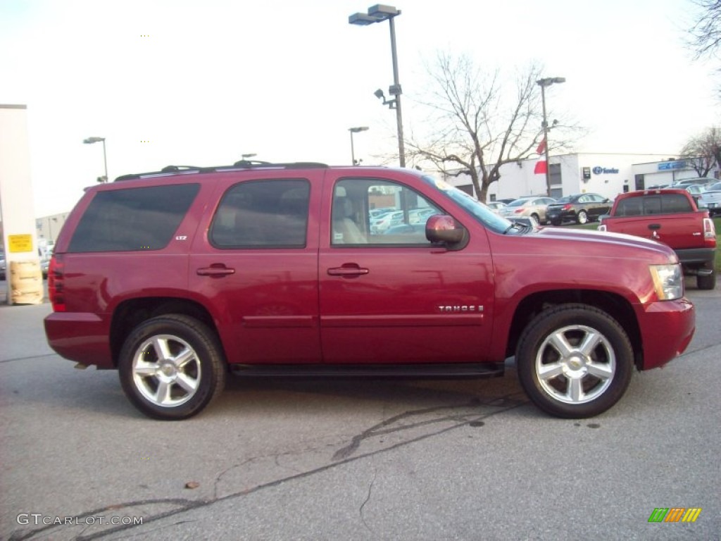 Sport Red Metallic 2007 Chevrolet Tahoe LTZ 4x4 Exterior Photo #57427910