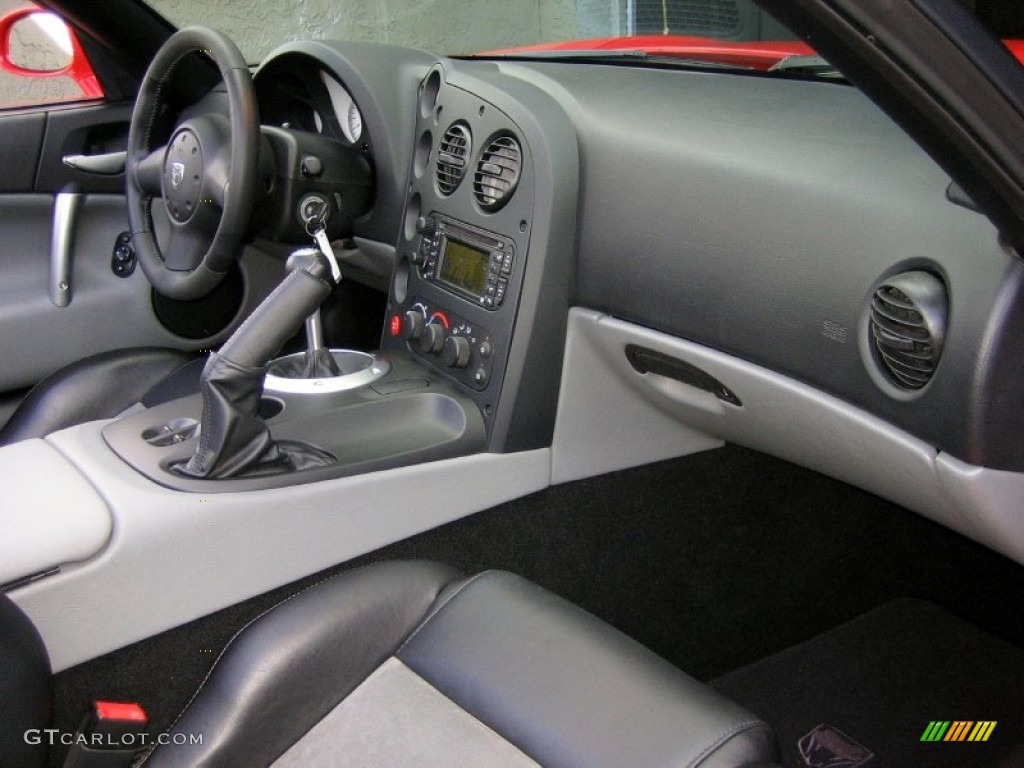2008 Dodge Viper SRT-10 Black/Medium Slate Gray Dashboard Photo #57428411