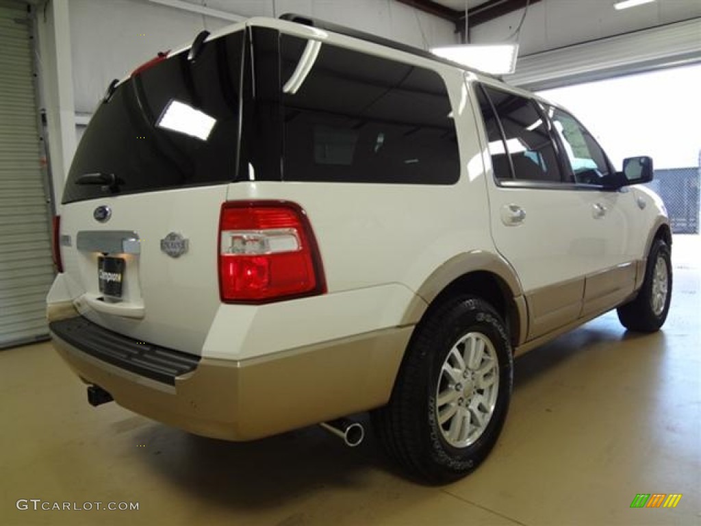 2012 Expedition King Ranch - White Platinum Tri-Coat / Chaparral photo #5