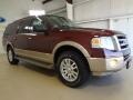 2012 Autumn Red Metallic Ford Expedition EL XLT  photo #3