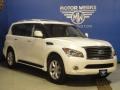 2011 Moonlight White Infiniti QX 56 4WD  photo #1