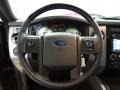 Charcoal Black 2012 Ford Expedition Limited Steering Wheel