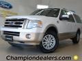 2012 White Platinum Tri-Coat Ford Expedition EL King Ranch  photo #1