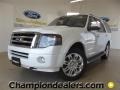 2012 White Platinum Tri-Coat Ford Expedition Limited 4x4  photo #1