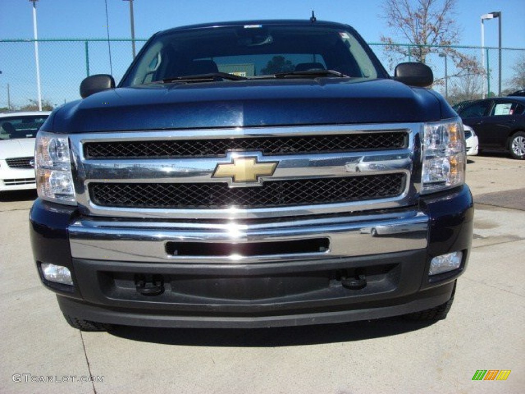 2009 Silverado 1500 LT Extended Cab - Imperial Blue Metallic / Ebony photo #7