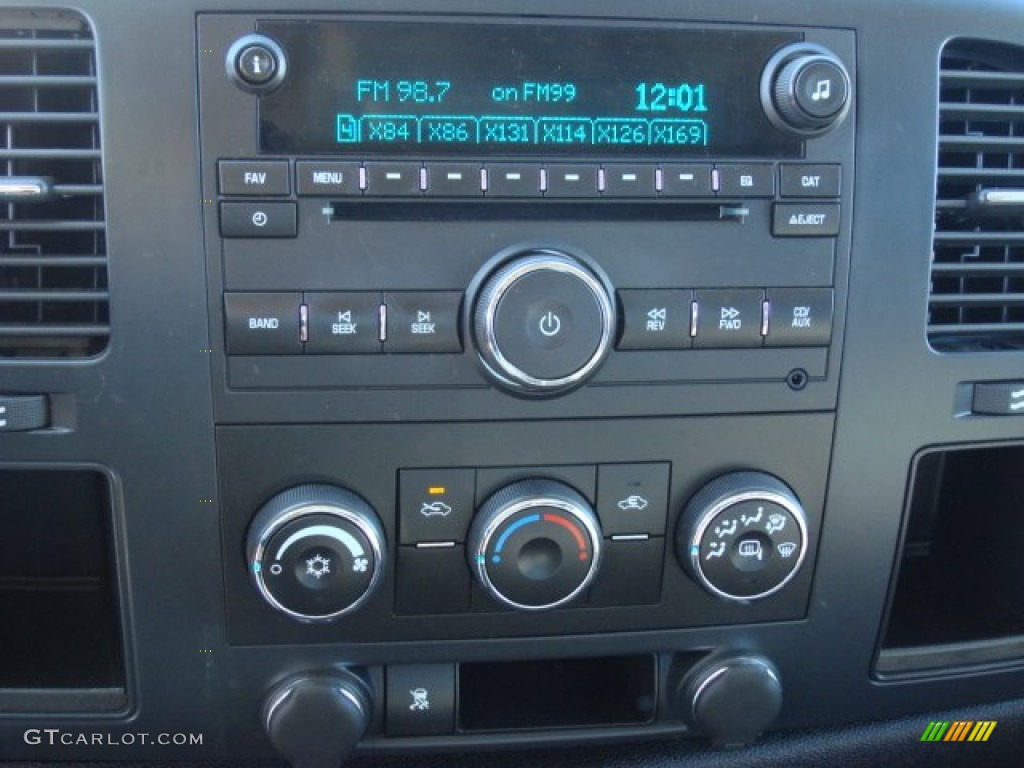 2009 Silverado 1500 LT Extended Cab - Imperial Blue Metallic / Ebony photo #13