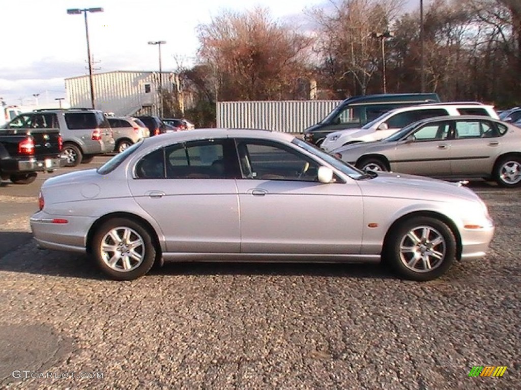 Platinum Metallic 2002 Jaguar S-Type 3.0 Exterior Photo #57433058