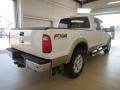 2012 White Platinum Metallic Tri-Coat Ford F250 Super Duty Lariat Crew Cab 4x4  photo #5