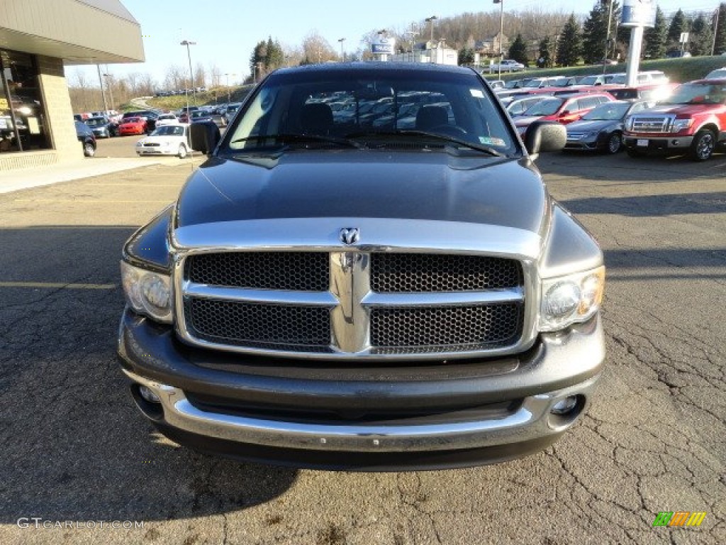 2002 Ram 1500 SLT Quad Cab 4x4 - Graphite Metallic / Dark Slate Gray photo #7