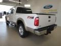 2012 White Platinum Metallic Tri-Coat Ford F250 Super Duty Lariat Crew Cab 4x4  photo #7