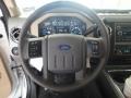 2012 White Platinum Metallic Tri-Coat Ford F250 Super Duty Lariat Crew Cab 4x4  photo #15