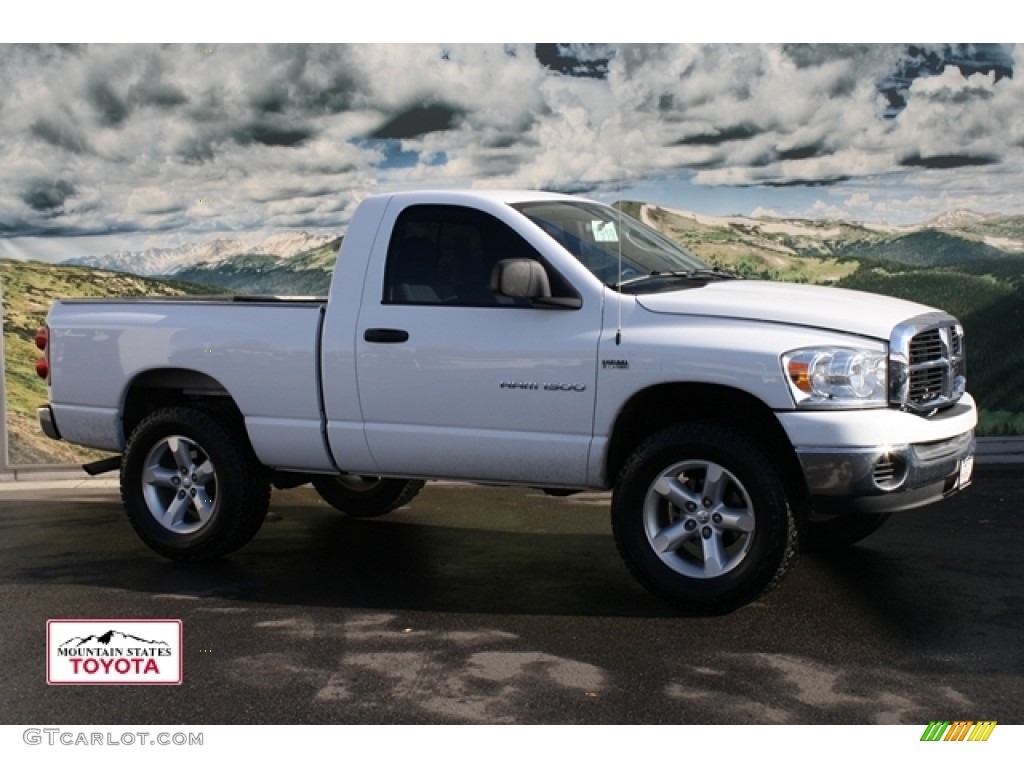 Bright White Dodge Ram 1500