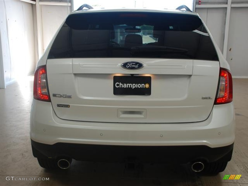 2012 Edge SEL - White Platinum Metallic Tri-Coat / Medium Light Stone photo #5