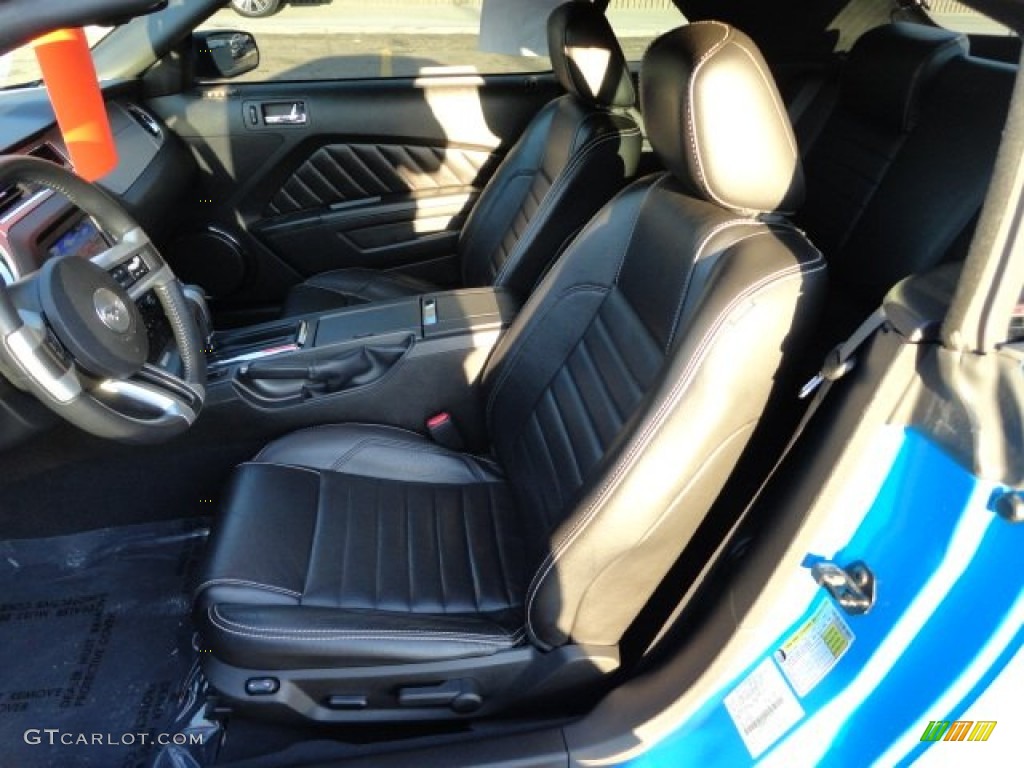 2010 Mustang V6 Premium Convertible - Grabber Blue / Charcoal Black photo #10