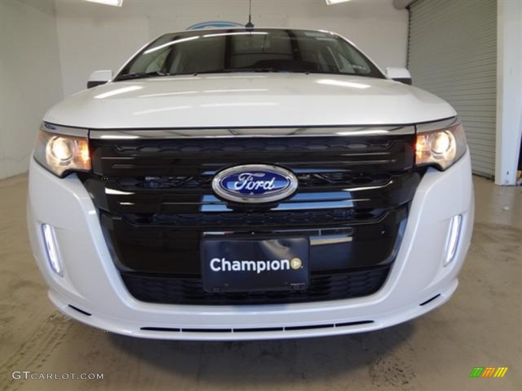 2012 Edge Sport - White Platinum Metallic Tri-Coat / Charcoal Black/Silver Smoke Metallic photo #2