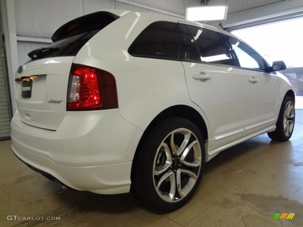 2012 Edge Sport - White Platinum Metallic Tri-Coat / Charcoal Black/Silver Smoke Metallic photo #4