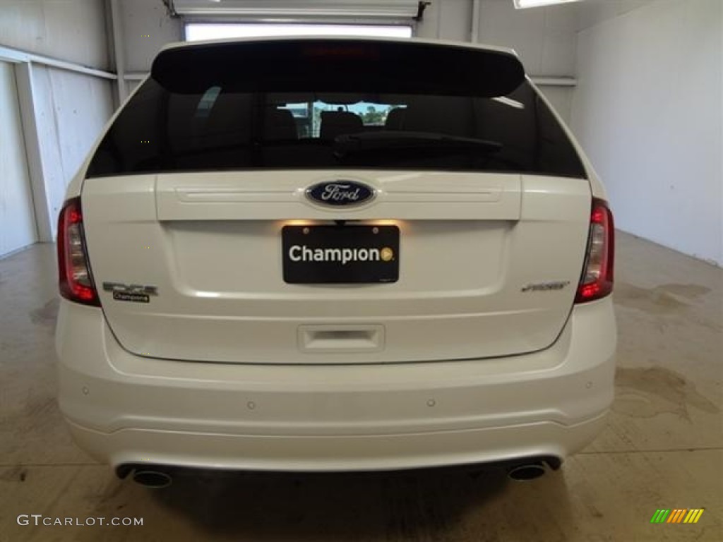 2012 Edge Sport - White Platinum Metallic Tri-Coat / Charcoal Black/Silver Smoke Metallic photo #5
