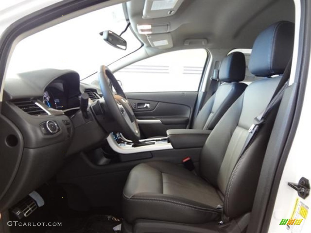 Charcoal Black/Silver Smoke Metallic Interior 2012 Ford Edge Sport Photo #57435068