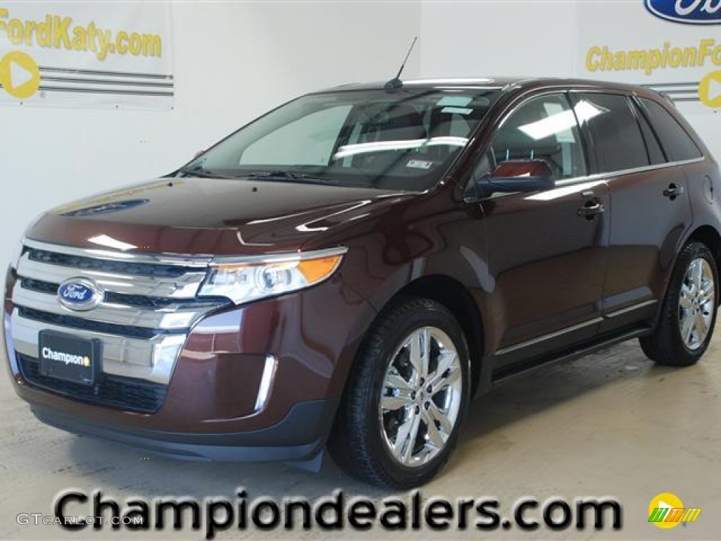 2012 Edge Limited EcoBoost - Cinnamon Metallic / Charcoal Black photo #1