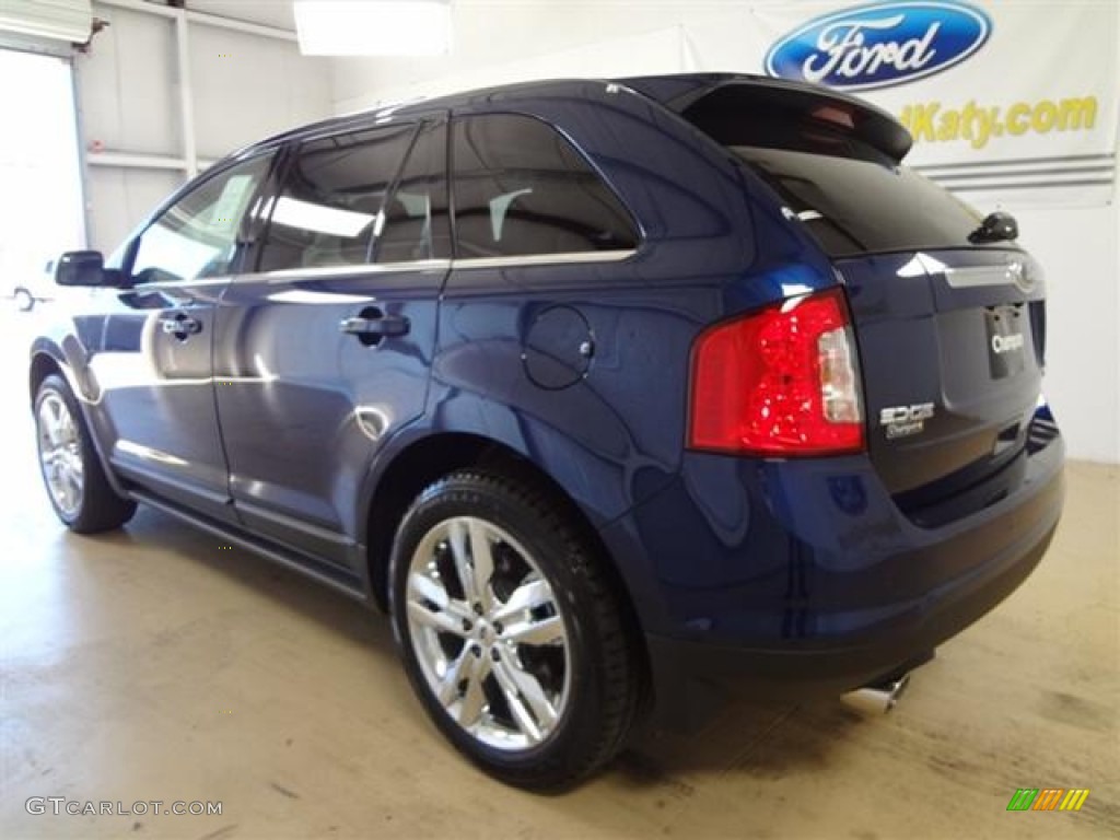 2012 Edge Limited EcoBoost - Dark Blue Pearl Metallic / Charcoal Black photo #6