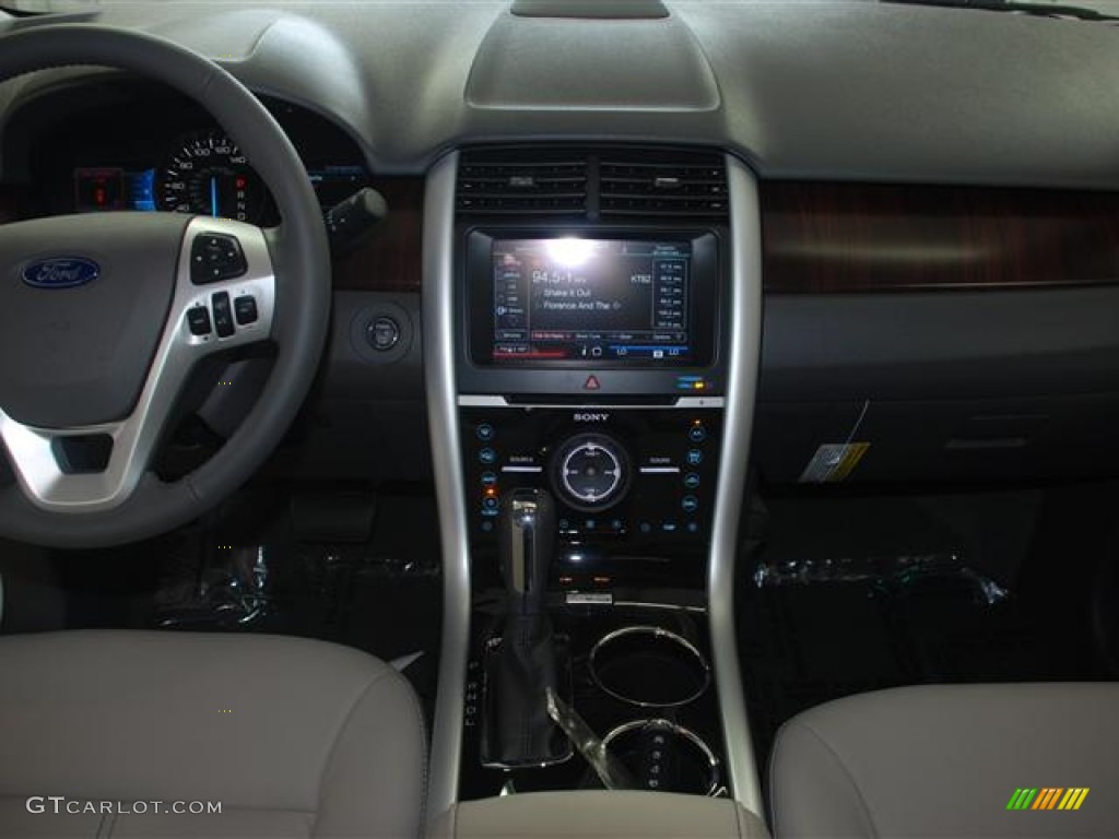 2012 Edge Limited EcoBoost - White Platinum Metallic Tri-Coat / Medium Light Stone photo #12