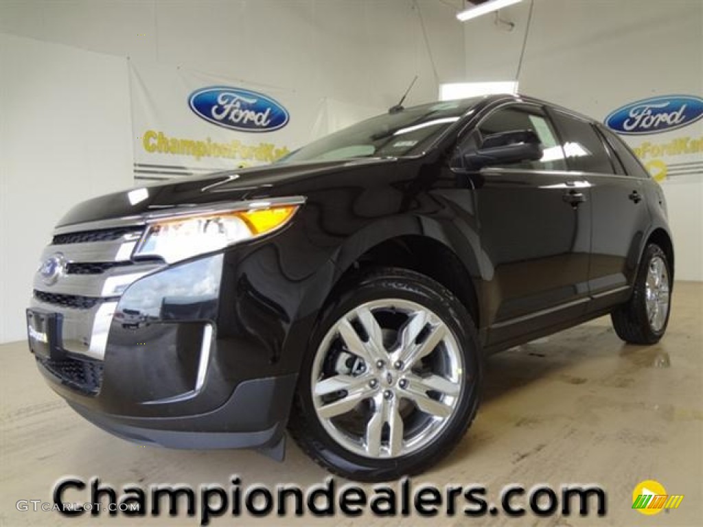 2012 Edge Limited - Black / Charcoal Black photo #1