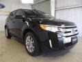 2012 Black Ford Edge SEL EcoBoost  photo #3
