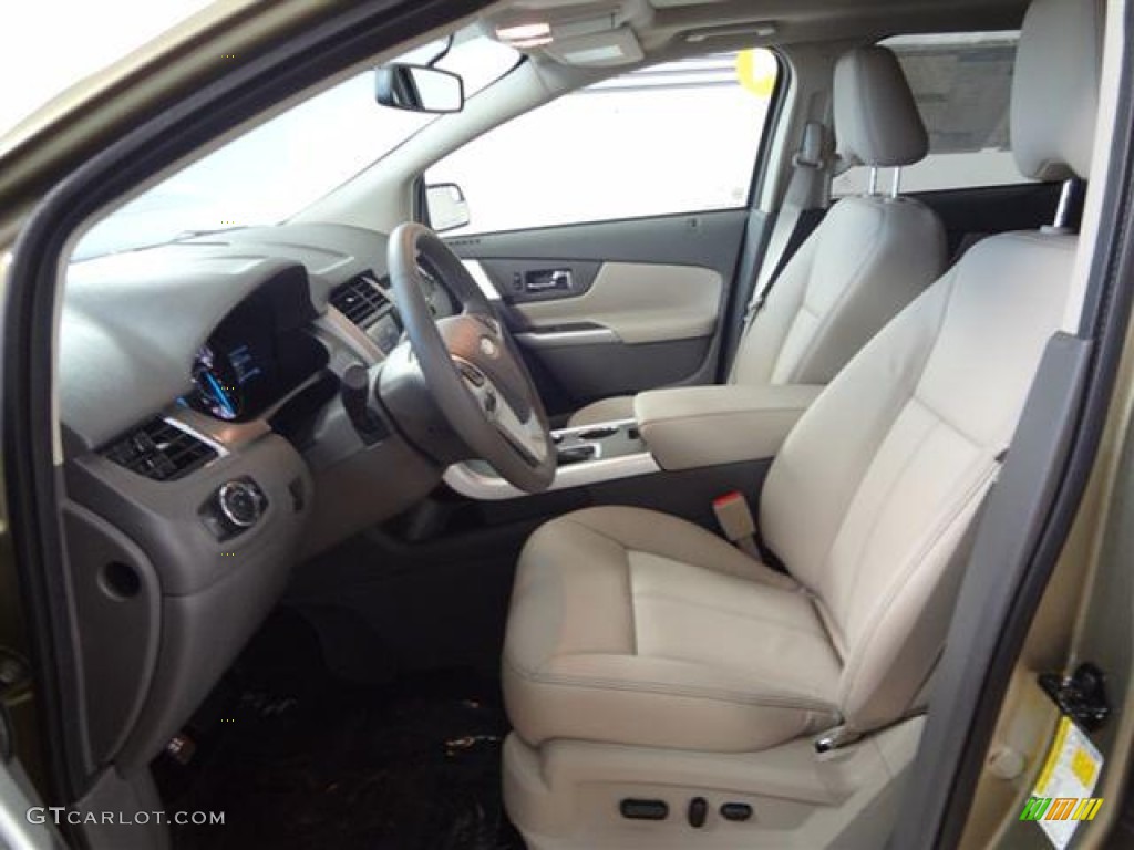 Medium Light Stone Interior 2012 Ford Edge SEL EcoBoost Photo #57437705