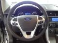 Charcoal Black 2012 Ford Edge SE EcoBoost Steering Wheel