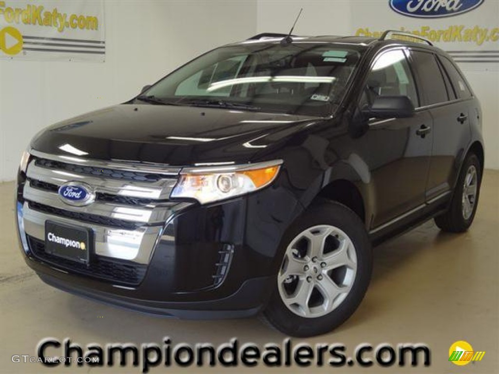 2012 Edge SE EcoBoost - Black / Charcoal Black photo #1