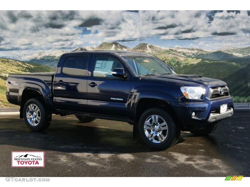 2012 Tacoma V6 TRD Sport Double Cab 4x4 - Nautical Blue Metallic / Graphite photo #1