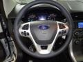 Charcoal Black 2012 Ford Edge SE EcoBoost Steering Wheel