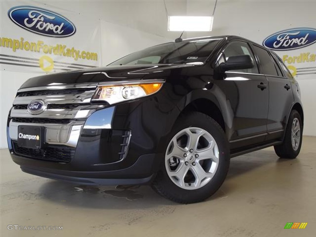 2012 Edge SE EcoBoost - Black / Medium Light Stone photo #1