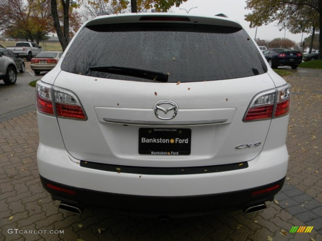 2010 CX-9 Grand Touring - Crystal White Pearl Mica / Sand photo #4