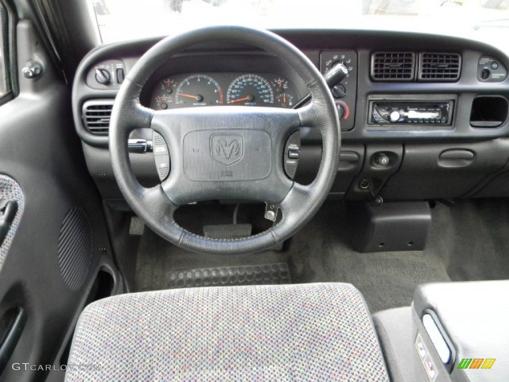 2001 Ram 1500 SLT Club Cab - Bright Silver Metallic / Agate photo #9