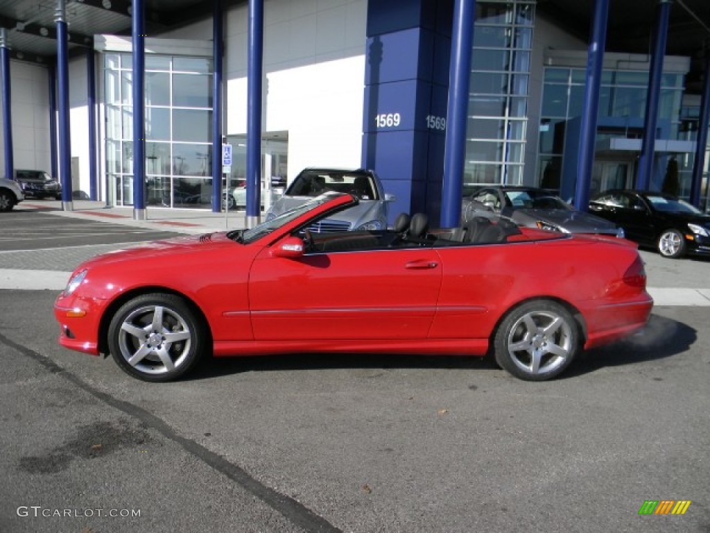 Mars Red 2006 Mercedes-Benz CLK 500 Cabriolet Exterior Photo #57440306