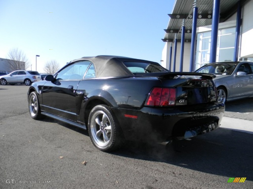 2004 Mustang GT Convertible - Black / Dark Charcoal photo #4