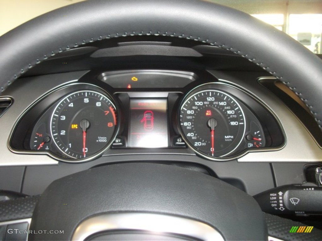 2012 A5 2.0T quattro Cabriolet - Monsoon Gray Metallic / Black photo #10