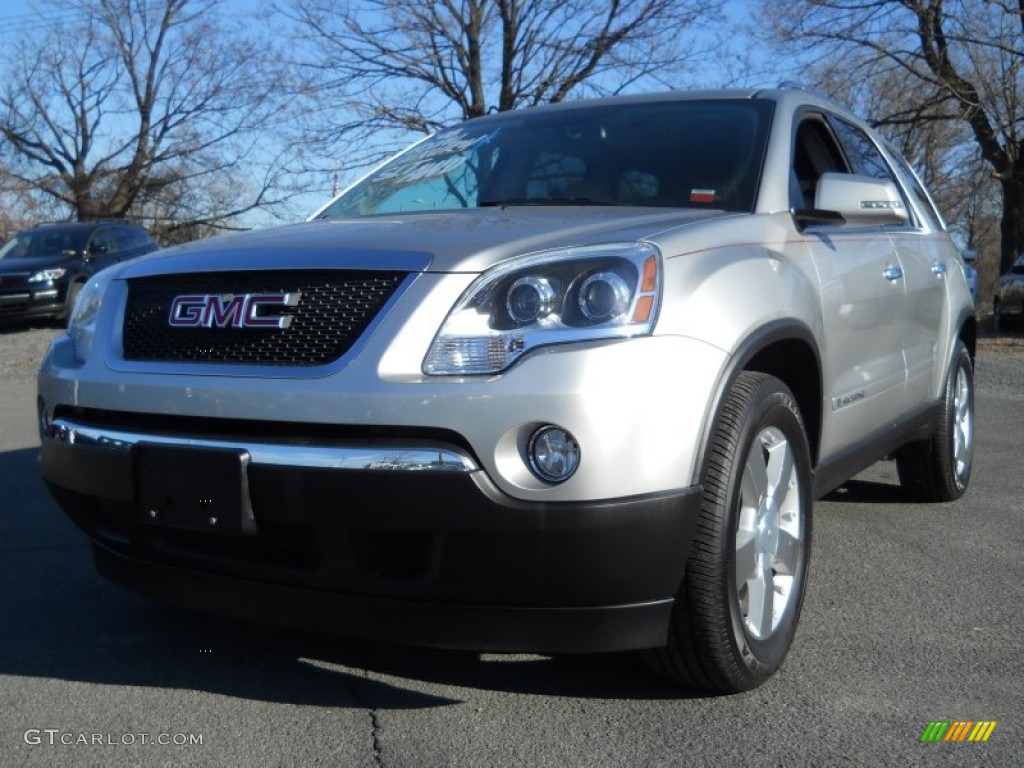 2008 Acadia SLT AWD - Platinum Ice Tricoat / Brick photo #1