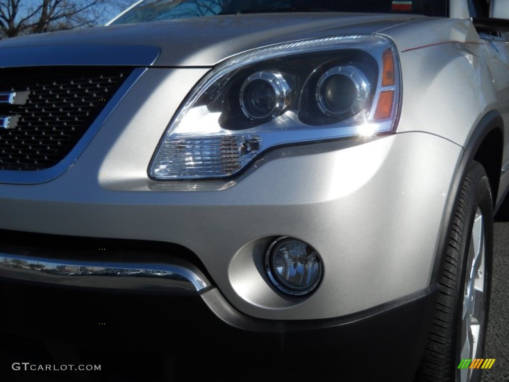 2008 Acadia SLT AWD - Platinum Ice Tricoat / Brick photo #6