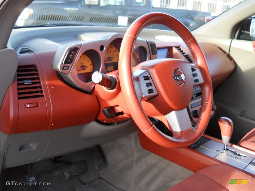 2003 Nissan Murano SL AWD Cabernet Steering Wheel Photo #57441653