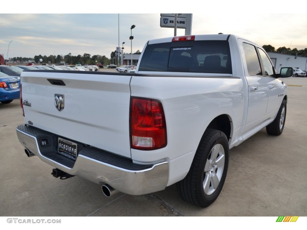 2010 Ram 1500 Big Horn Crew Cab - Stone White / Dark Slate/Medium Graystone photo #6