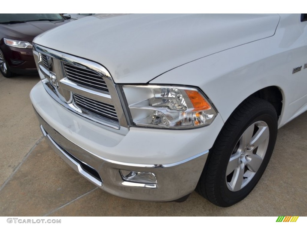 2010 Ram 1500 Big Horn Crew Cab - Stone White / Dark Slate/Medium Graystone photo #11