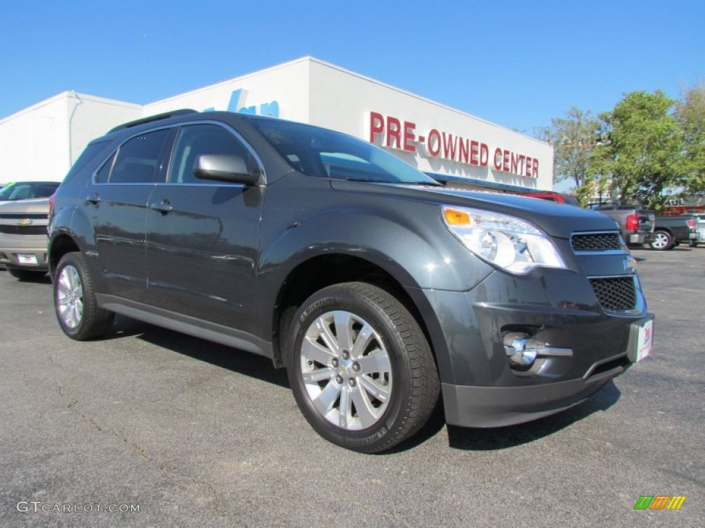 2010 Equinox LT - Cyber Gray Metallic / Jet Black photo #1