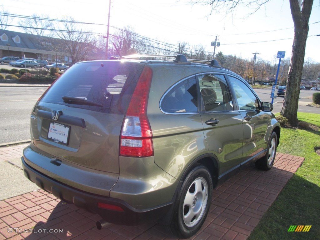 2009 CR-V LX 4WD - Green Tea Metallic / Ivory photo #5