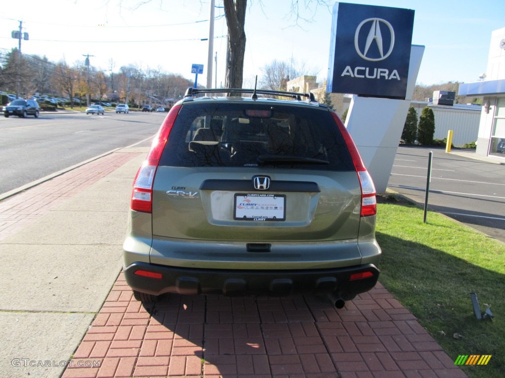 2009 CR-V LX 4WD - Green Tea Metallic / Ivory photo #6