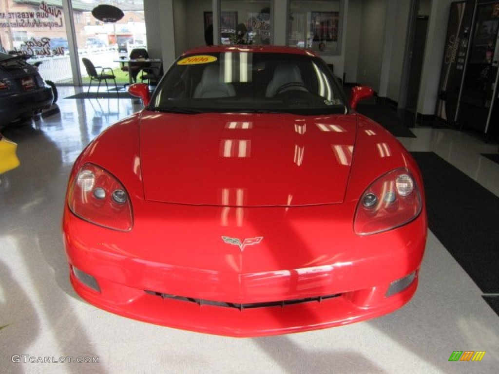 2006 Corvette Coupe - Victory Red / Titanium Gray photo #2