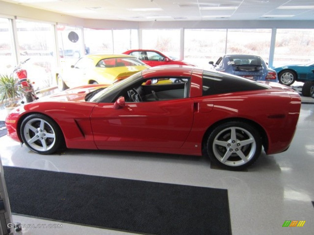 2006 Corvette Coupe - Victory Red / Titanium Gray photo #4