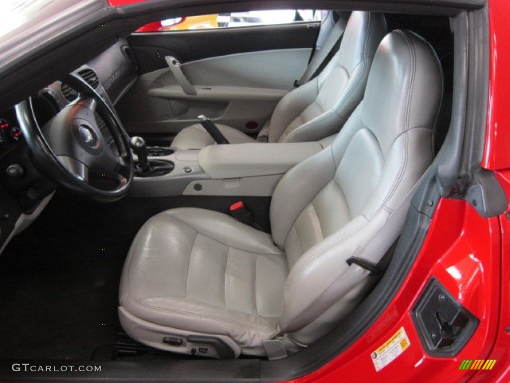 Titanium Gray Interior 2006 Chevrolet Corvette Coupe Photo #57444757